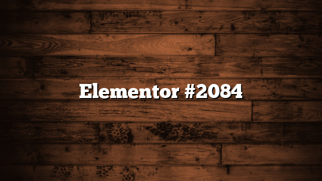 Elementor 2084